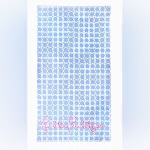 NWT Lilly Pulitzer Frenchie Blue And Resort White Caning Beach